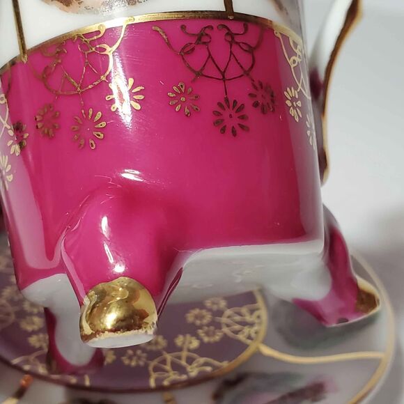 Courting Couple Demitasse (Small) Cup and Saucer - Picture 3 of 9